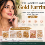 gold earrings