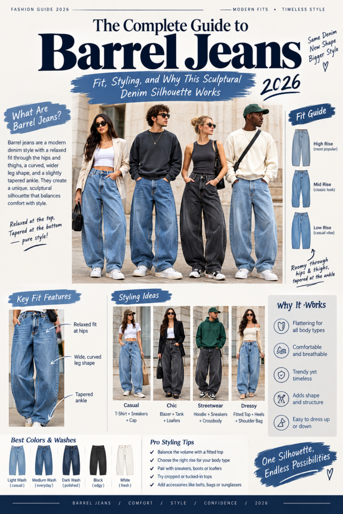barrel jeans